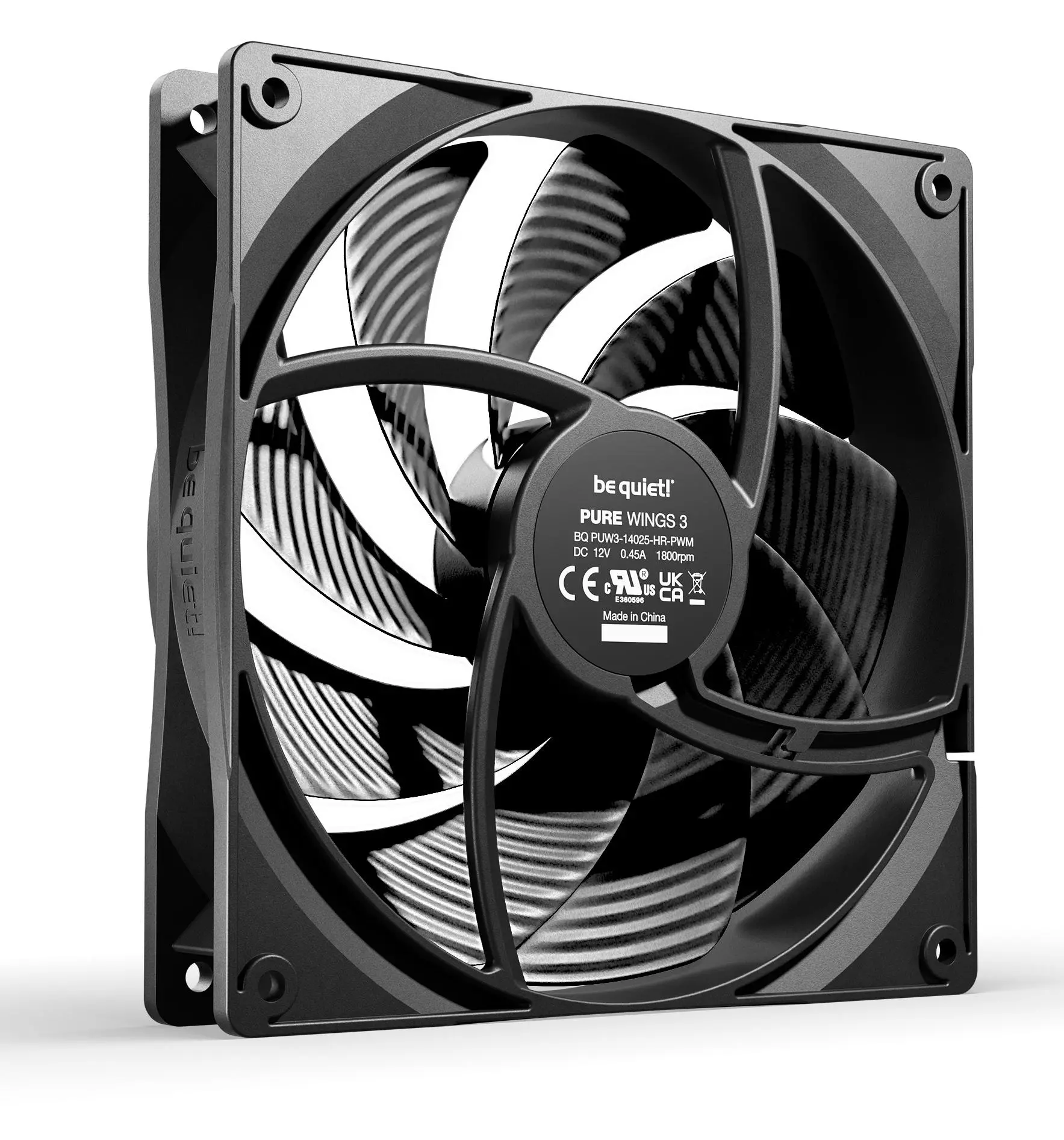 Wentylator be quiet! Pure Wings 3 PWM high-speed 140mm Czarny