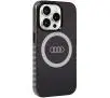 Etui AUDI IML Big Logo MagSafe Case AU-IMLMIP15P-Q5/D2-BK do iPhone 15 Pro Czarny