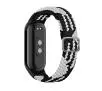 Pasek Beline do Mi Band 8 Textile Czarno-biały