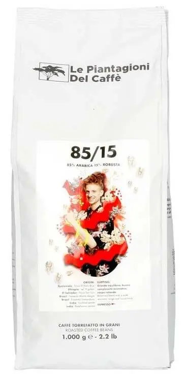 Kawa ziarnista Le Piantagioni del Caffe 85/15 1kg
