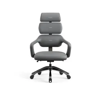 Fotel Diablo Chairs V-Modular Biurowy do 160kg Skóra ECO Szary