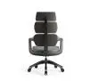 Fotel Diablo Chairs V-Modular Biurowy do 160kg Skóra ECO Szary
