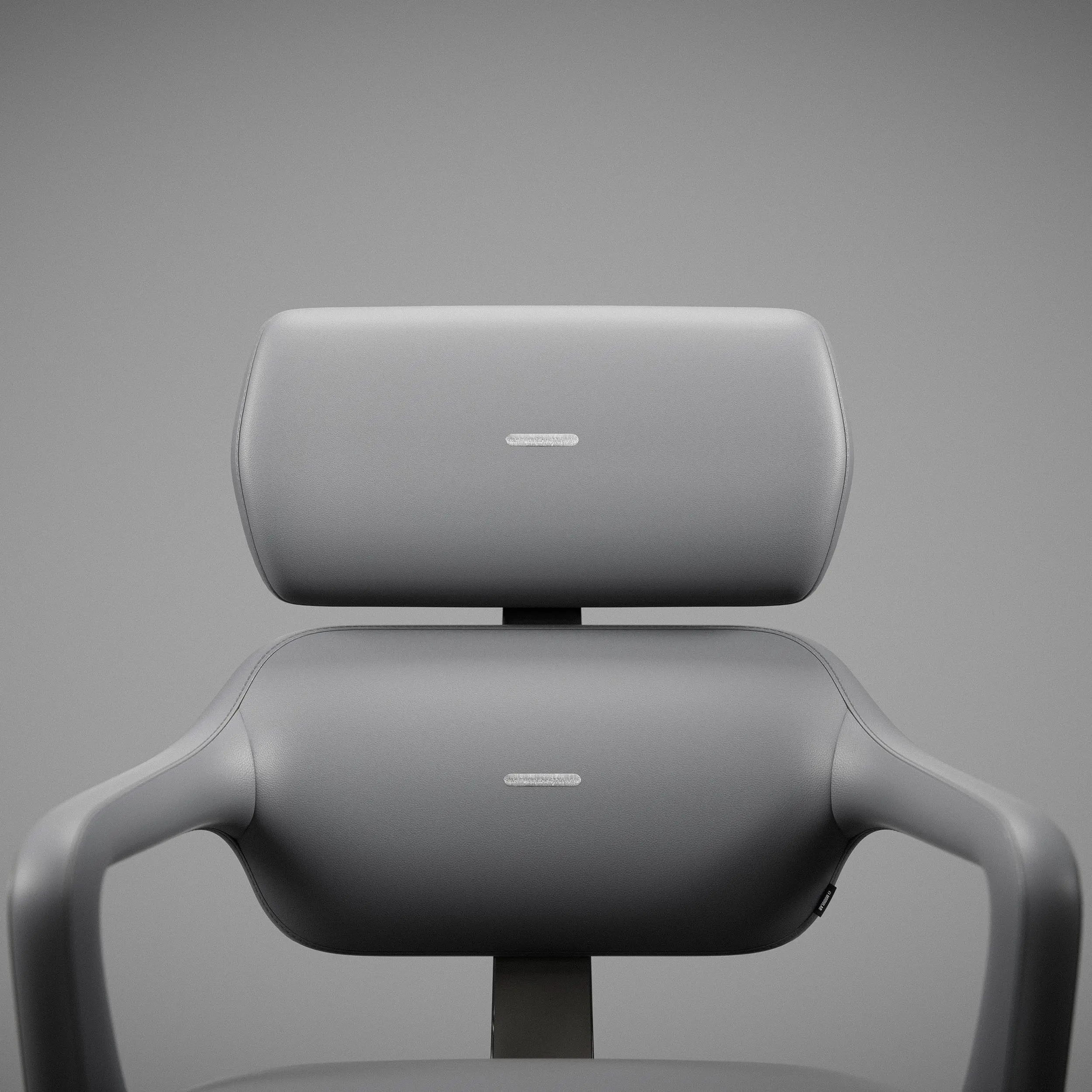 Fotel Diablo Chairs V-Modular Biurowy do 160kg Skóra ECO Szary