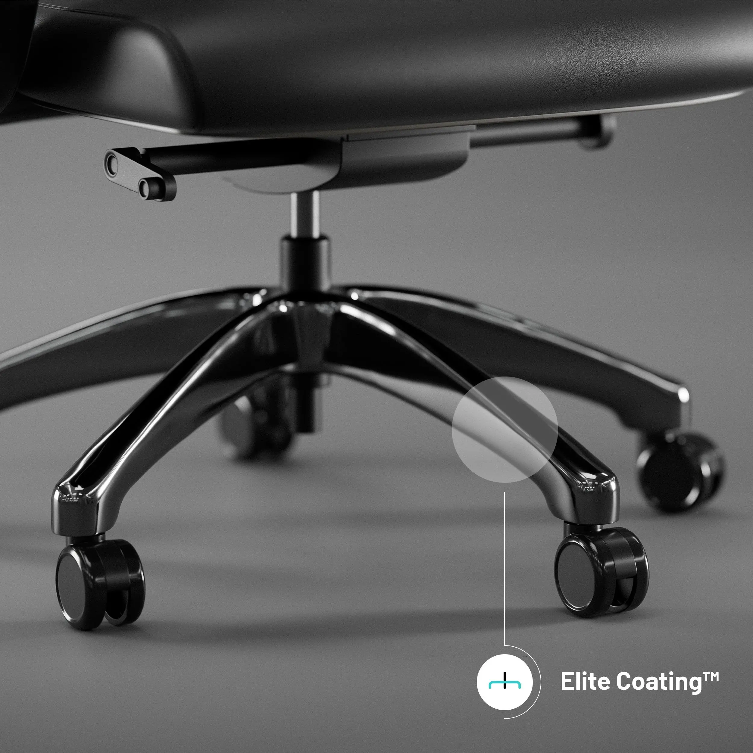 Fotel Diablo Chairs V-Modular Biurowy do 180kg Skóra ECO Czarny