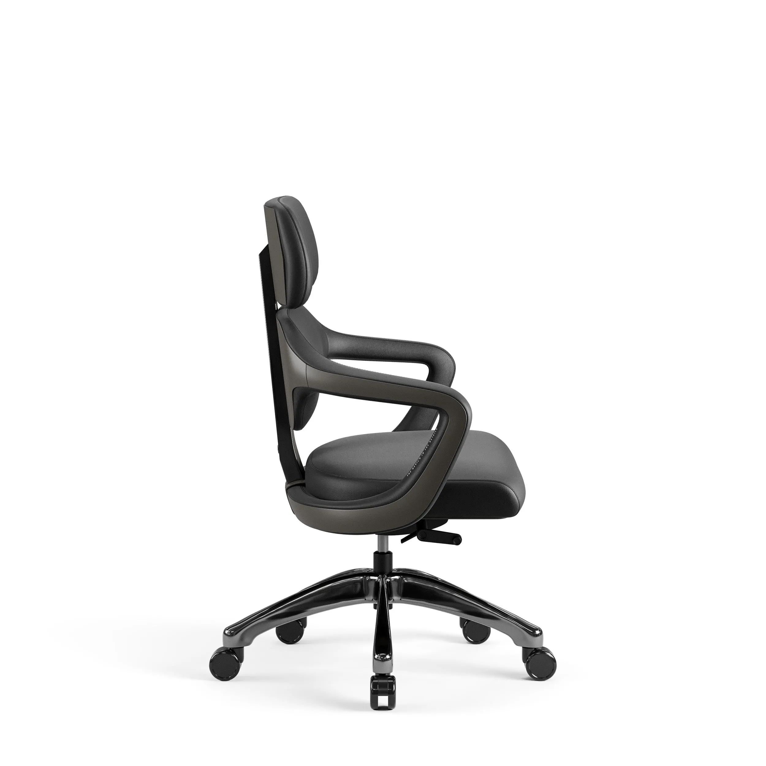 Fotel Diablo Chairs V-Modular Biurowy do 180kg Skóra ECO Czarny