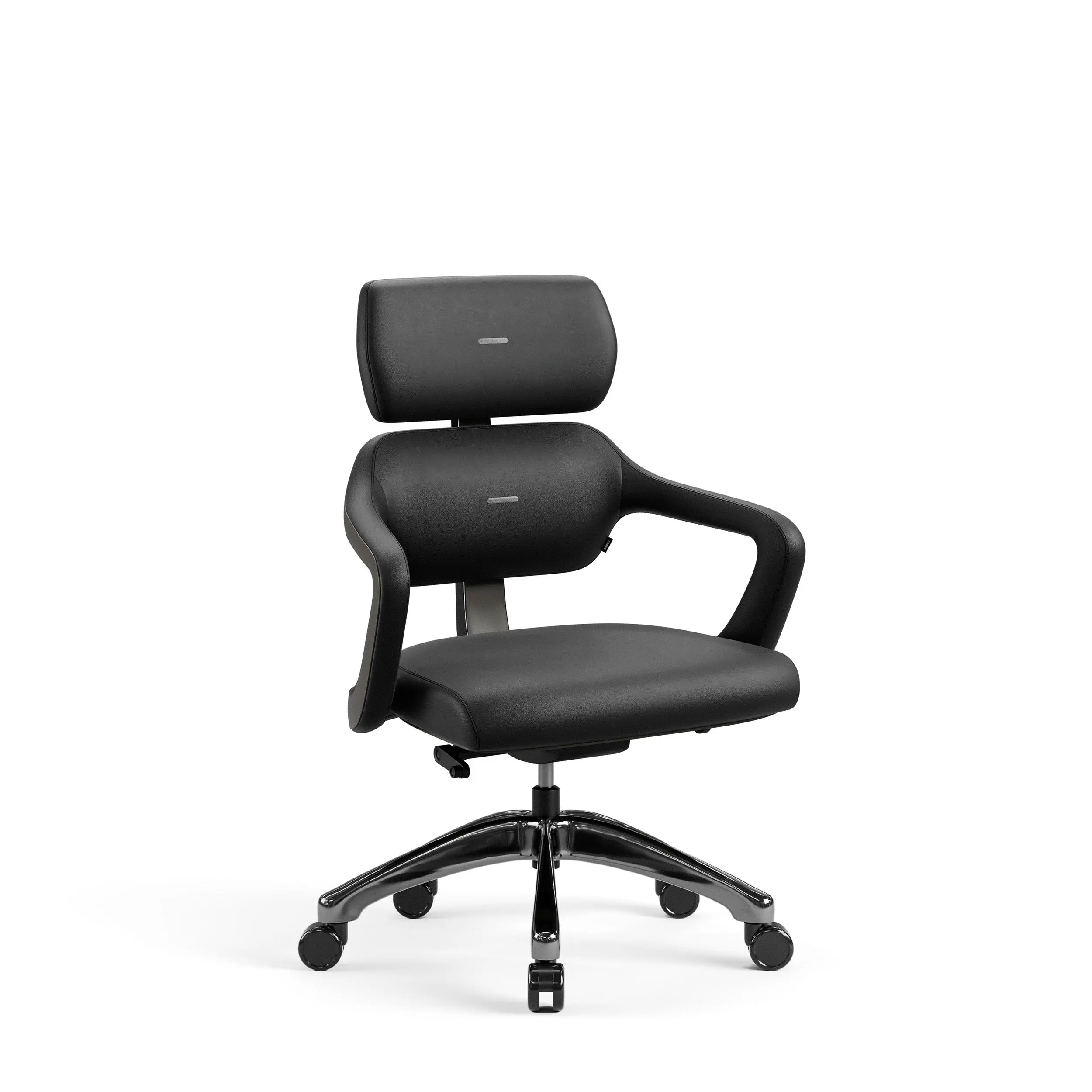 Fotel Diablo Chairs V-Modular Biurowy do 180kg Skóra ECO Czarny