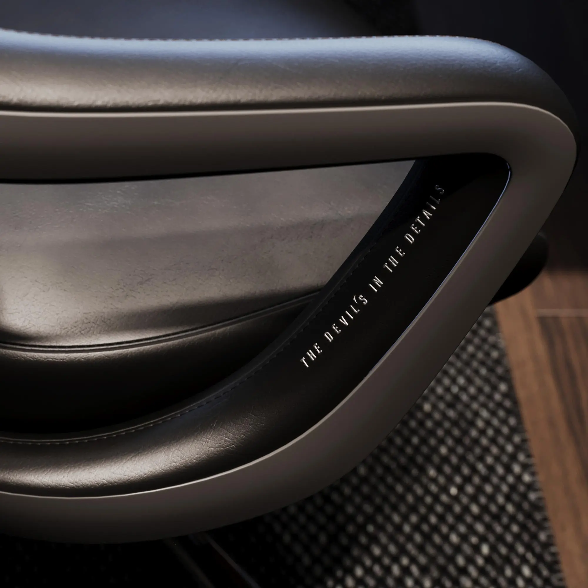 Fotel Diablo Chairs V-Modular Biurowy do 180kg Skóra ECO Czarny