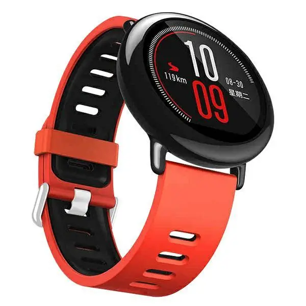 Pasek Beline do Watch 20mm Double Color Silicone uniwersalny Czerwono-czarny