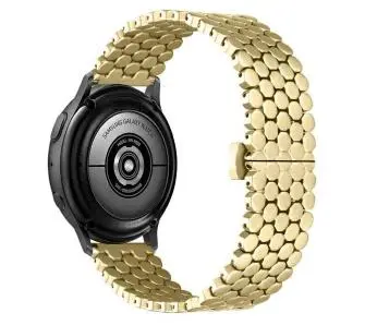 Pasek Beline do Watch 20mm Metal Honeycomb uniwersalny Złoty