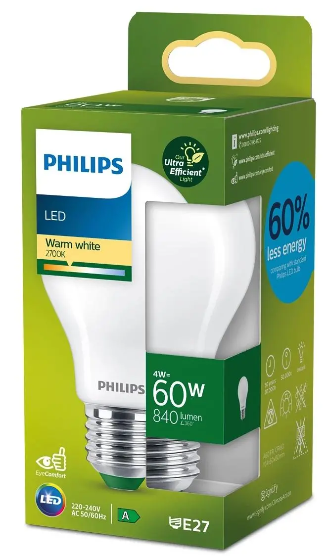 Żarówka LED Philips 4W (60W) E27