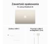 Laptop Apple MacBook Air 2024 13,6" M3 16GB RAM 512GB Dysk macOS Księżycowa Poświata