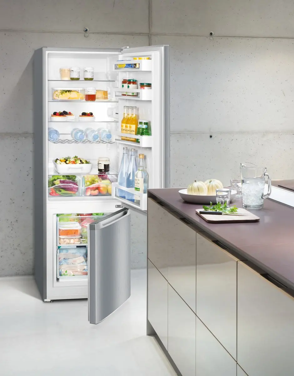 Lodówka Liebherr KGle 1655-2.6 161,2cm Srebrny