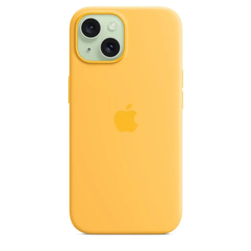 Etui Apple Silicone Case do iPhone 15 Plus Żółty