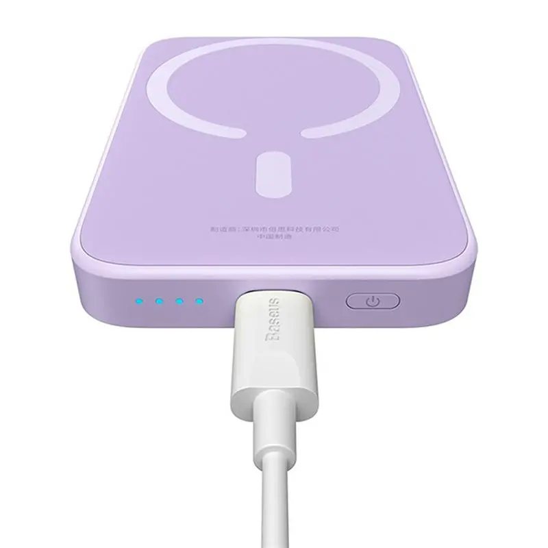 Powerbank Baseus P10059002513-00 Magnetic Mini Air 6000mAh 20W Fioletowy