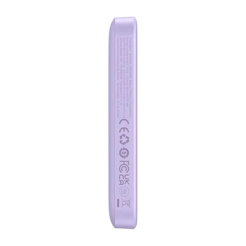 Powerbank Baseus P10059002513-00 Magnetic Mini Air 6000mAh 20W Fioletowy
