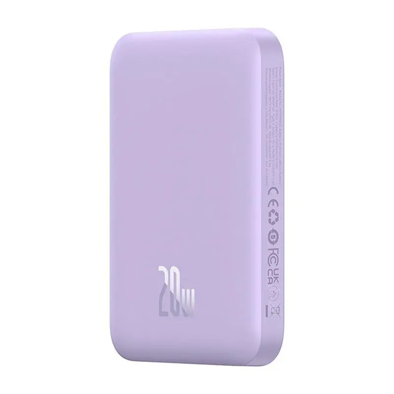 Powerbank Baseus P10059002513-00 Magnetic Mini Air 6000mAh 20W Fioletowy