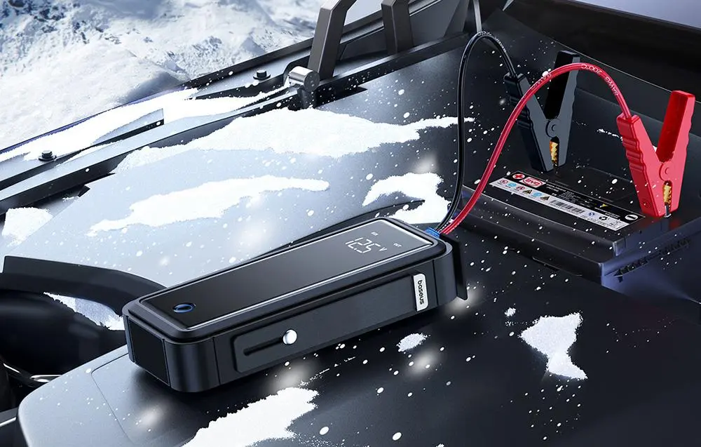 Rozrusznik Baseus C00265300821-00 Super Energy Mega Car Jump Starter 3000A Czarny