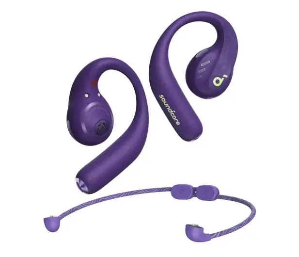 Anker Soundcore AeroFit Pro ディープパープル Soundcore Aerofit Pro Przewodnictwo powietrzne Bluetooth 5.3