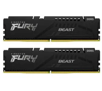 Pamięć RAM Kingston FURY Beast DDR5 64GB (2 x 32GB) 6000 CL30 Czarny