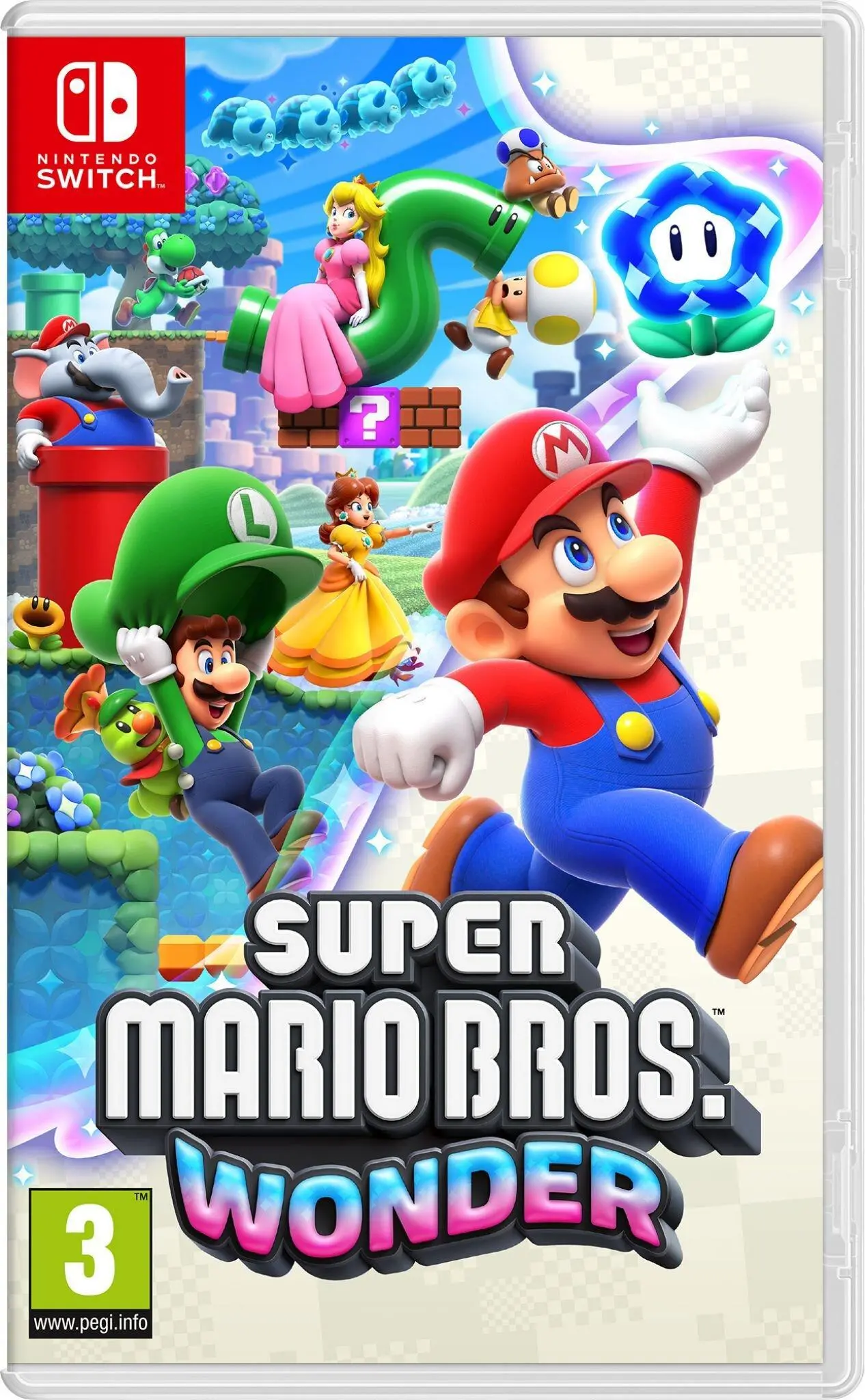 Konsola Nintendo Switch OLED Czerwono-niebieski + Super Mario Bros. Wonder