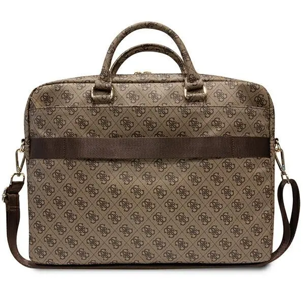 Torba na laptopa Guess 4G Printed Stripes GUCB15P4RPSW 16" Brązowy