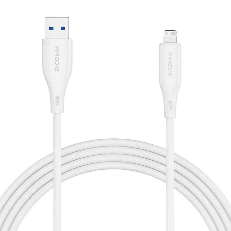 Kabel Ricomm USB-A do Lightning RLS007ALW 2,1m Biały