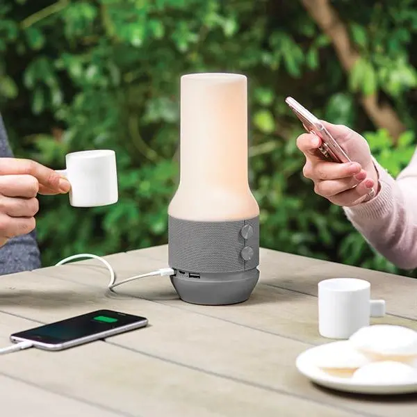 Lampa Lexon Terrace+ LED 3w1 z głośnikiem i powerbankiem LA134X