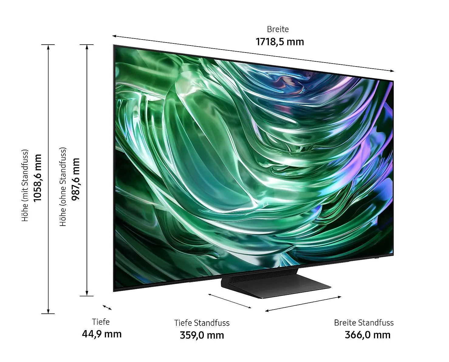 Telewizor Samsung QE77S90DAE 77" OLED 4K 144Hz Tizen Dolby Atmos HDMI 2.1 DVB-T2