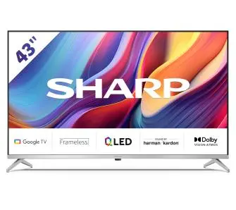 Telewizor Sharp 43GP6765 43" QLED 4K Google TV Dolby Vision Dolby Atmos HDMI 2.1 DVB-T2