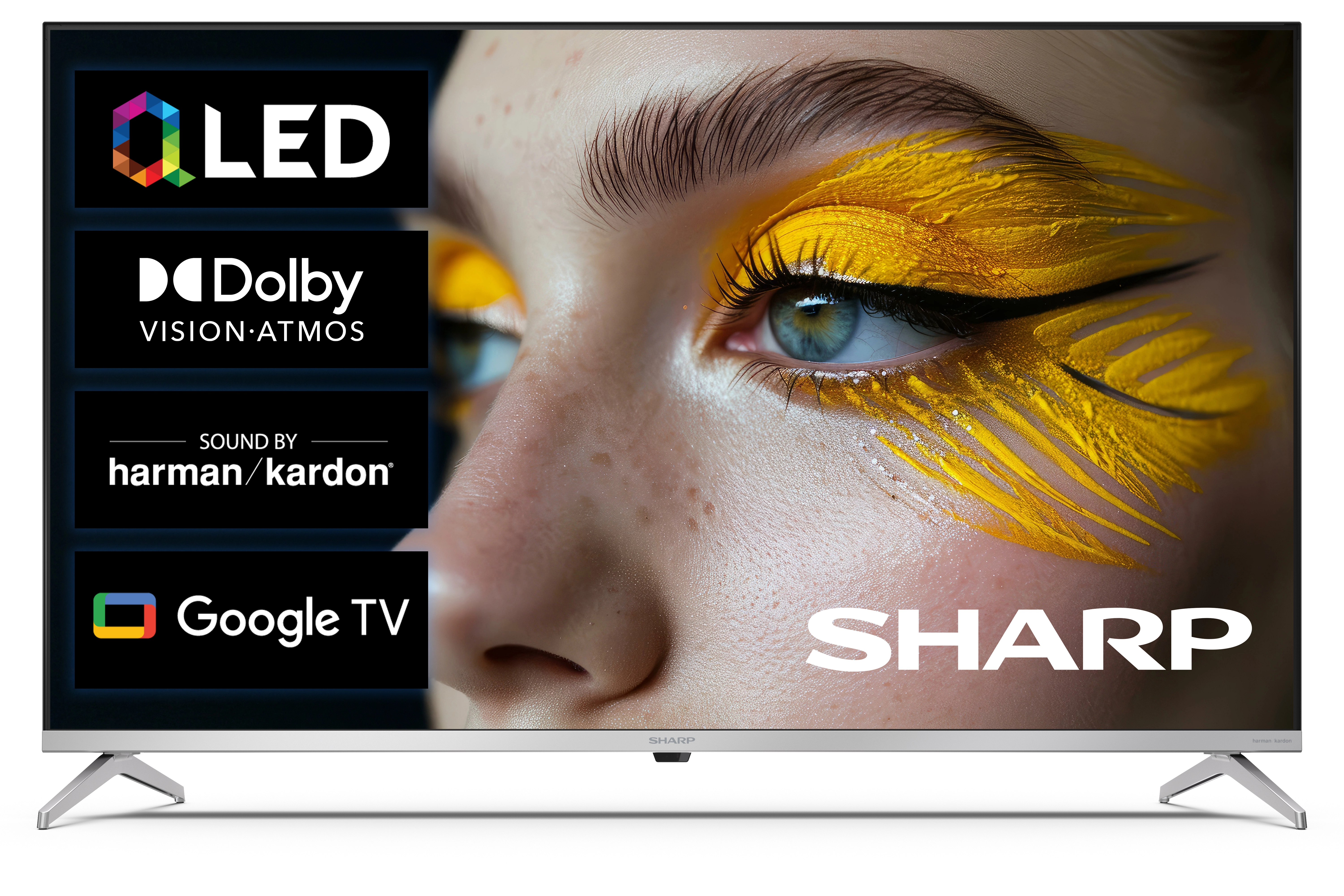 Telewizor Sharp 43GP6765 43" QLED 4K Google TV Dolby Vision Dolby Atmos HDMI 2.1 DVB-T2