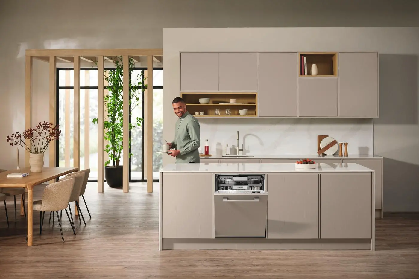 Zmywarka Miele G 7180 SCVi 59,8cm Automatyczne otwieranie drzwi Szuflada na sztućce Zdalne sterowanie