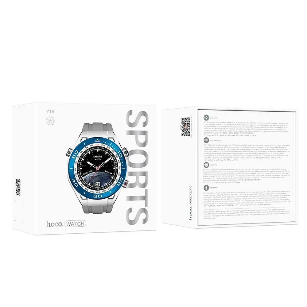 Smartwatch Hoco Y16 Srebrny