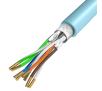 Kabel sieciowy Unitek C18121BL LSZH Cat. 6a S/FTP 305m Szary