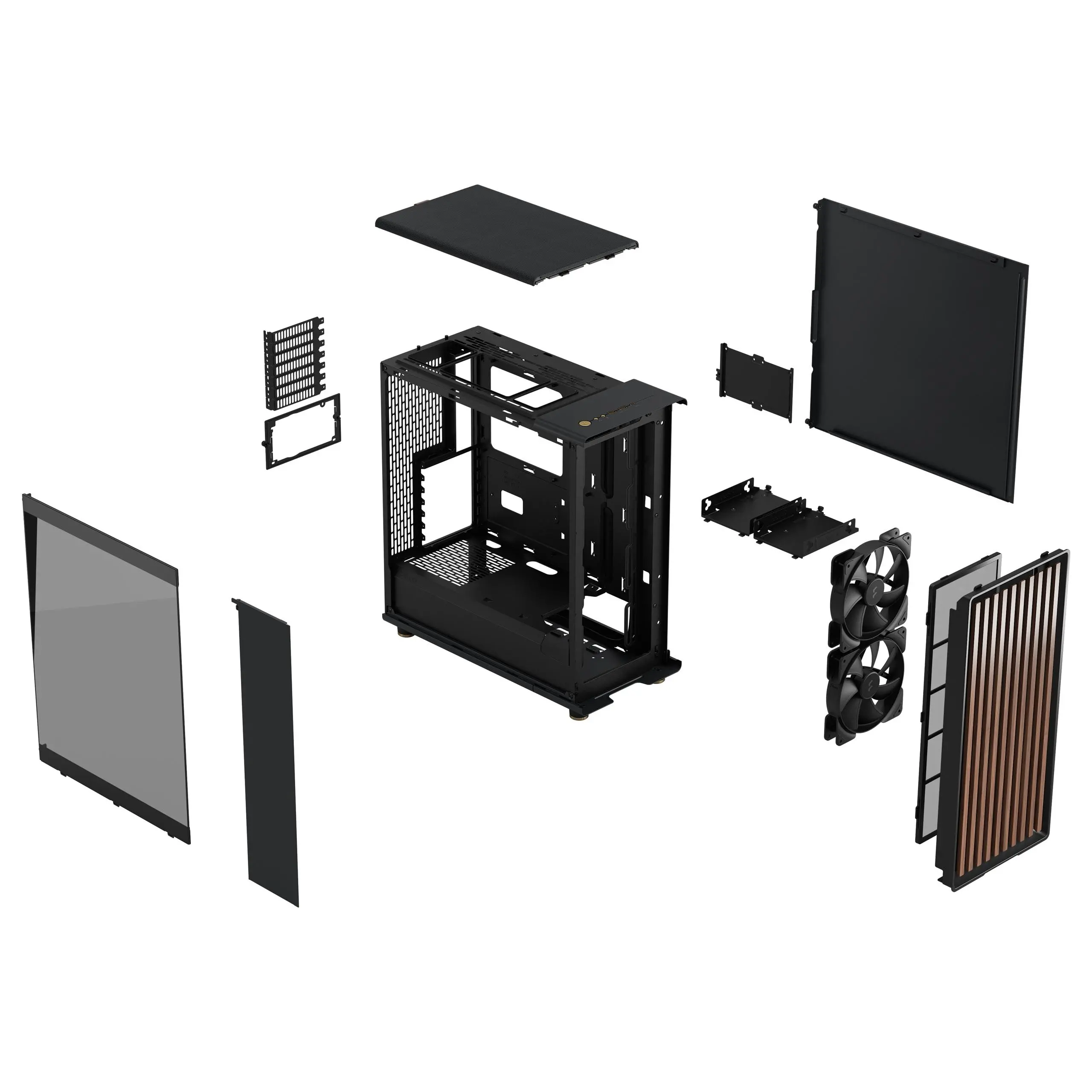 Obudowa Fractal Design North Charcoal TG Light Czarny