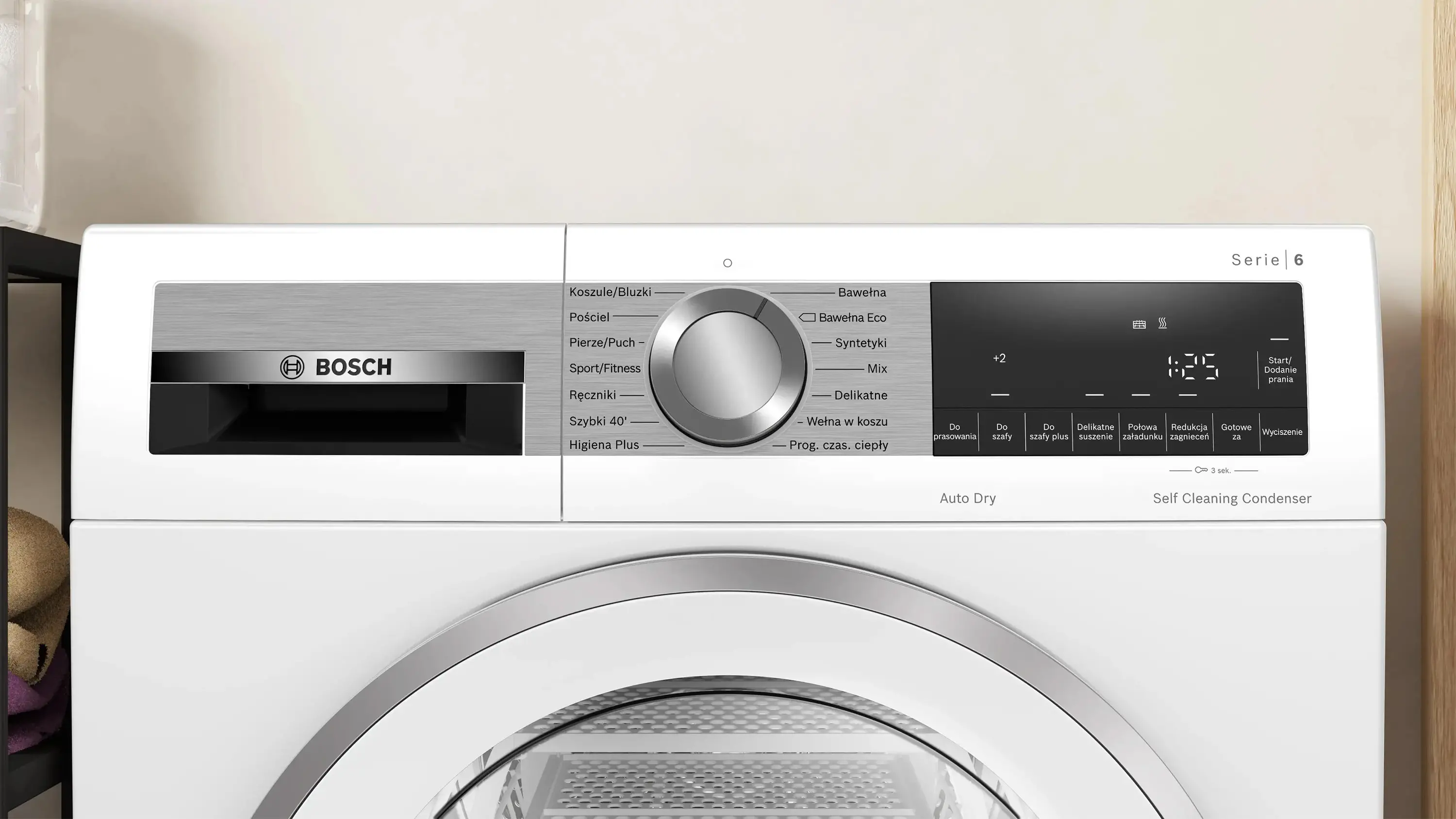 Suszarka Bosch Serie 6 WQG245DEPL 61,3cm 9kg