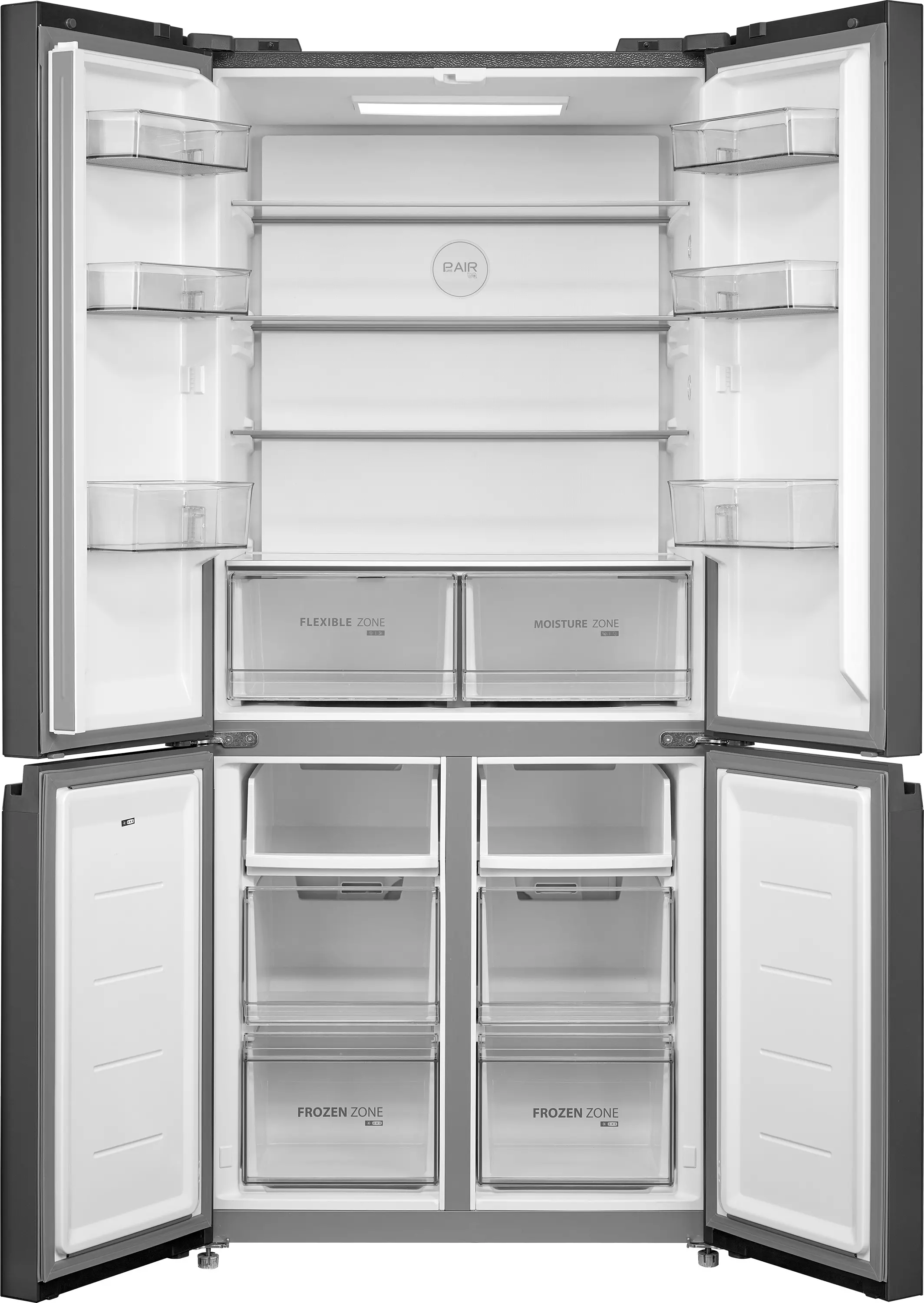 Lodówka Toshiba GR-RF677WI-PGJ(22) Pełny No Frost 189,8cm Komora świeżości Zdalne sterowanie Czarne szkło