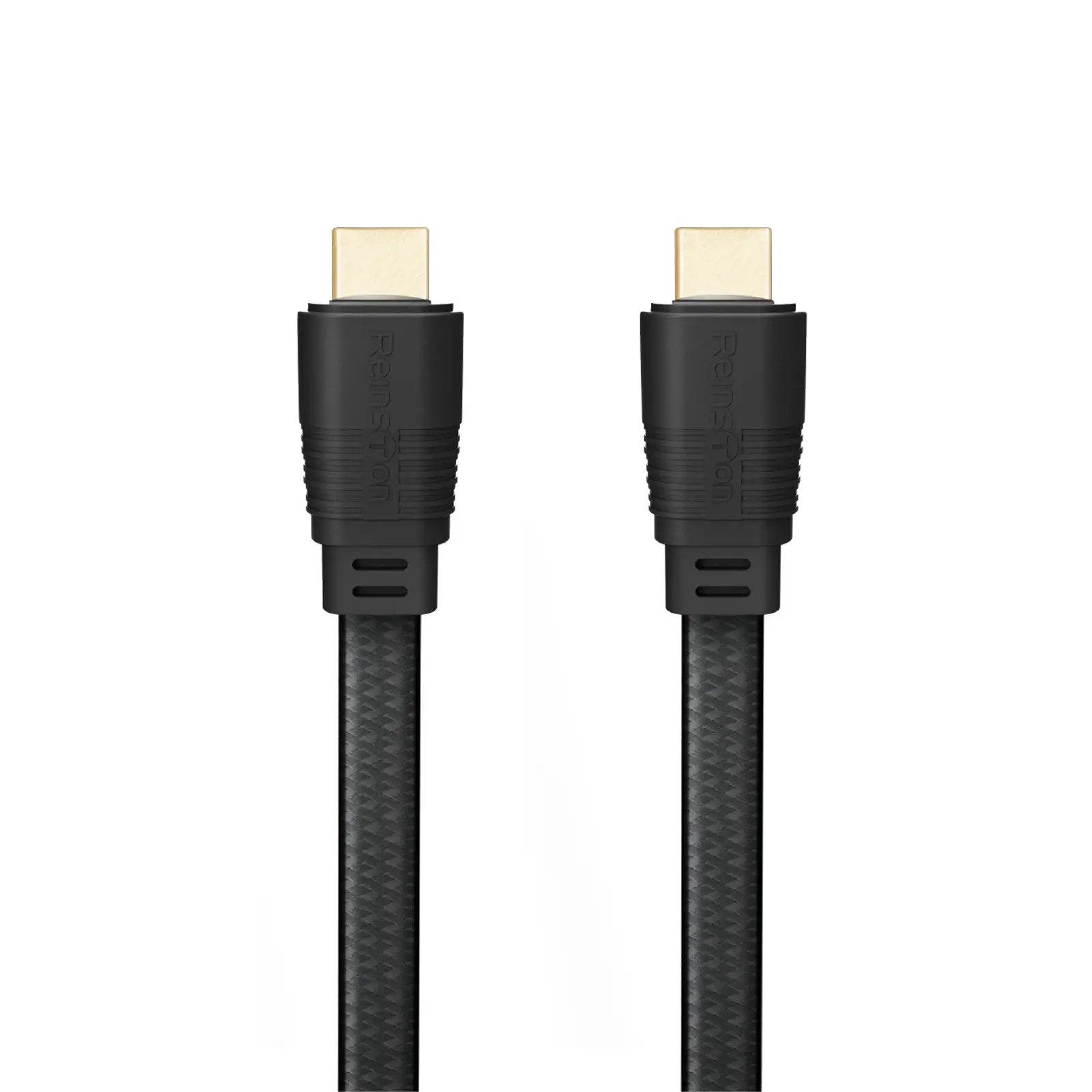 Kabel HDMI Reinston EK042 Płaski HDMI 2.0  3m Czarny