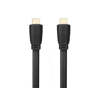 Kabel HDMI Reinston EK042 Płaski HDMI 2.0 3m Czarny