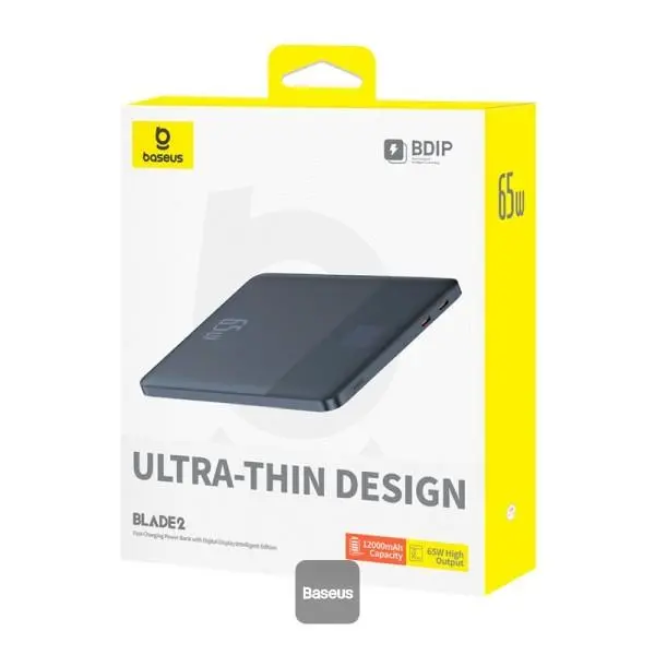 Powerbank Baseus Blade 2 12000mAh 65W Niebieski