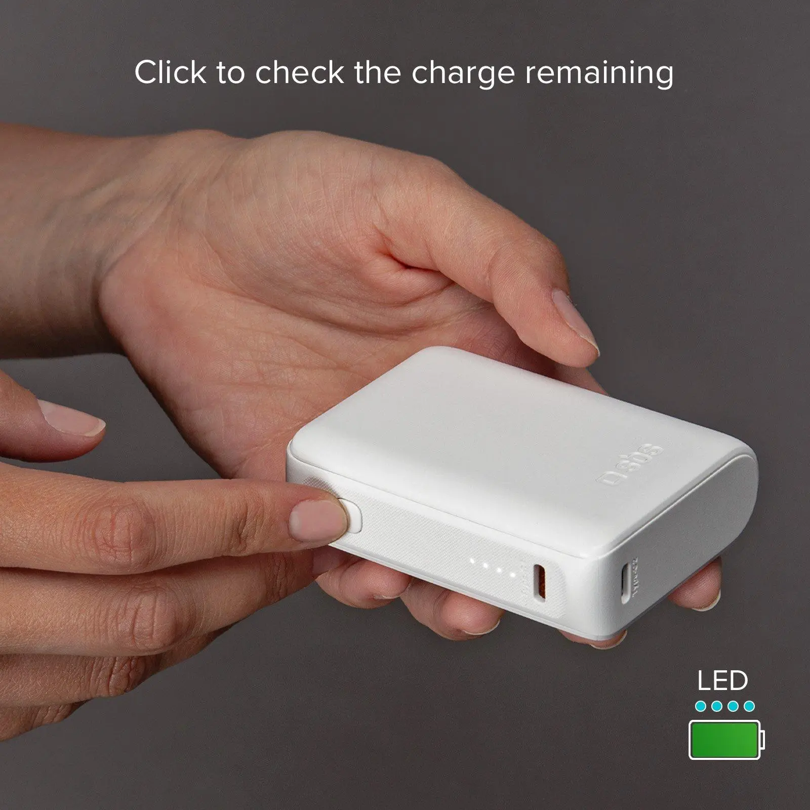 Powerbank SBS TTBB10000MINIW NanoTube10000mAh 10W Biały