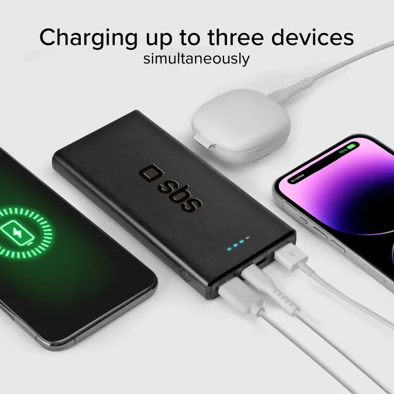 Powerbank SBS TTBB10000FASTPD20K 10000mAh PD 20W Czarny