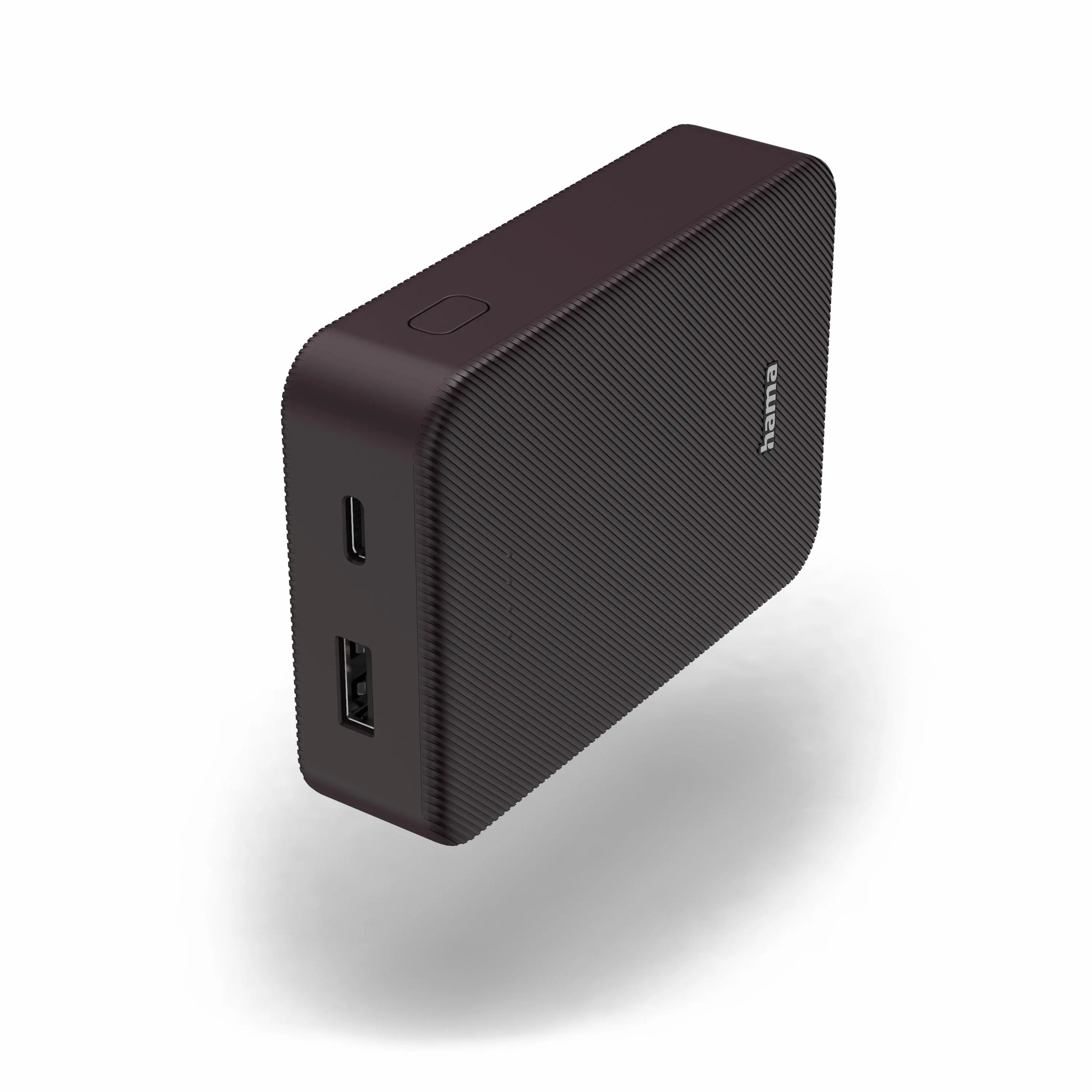 Powerbank Hama Color 10 10000mAh 15W Bordowy