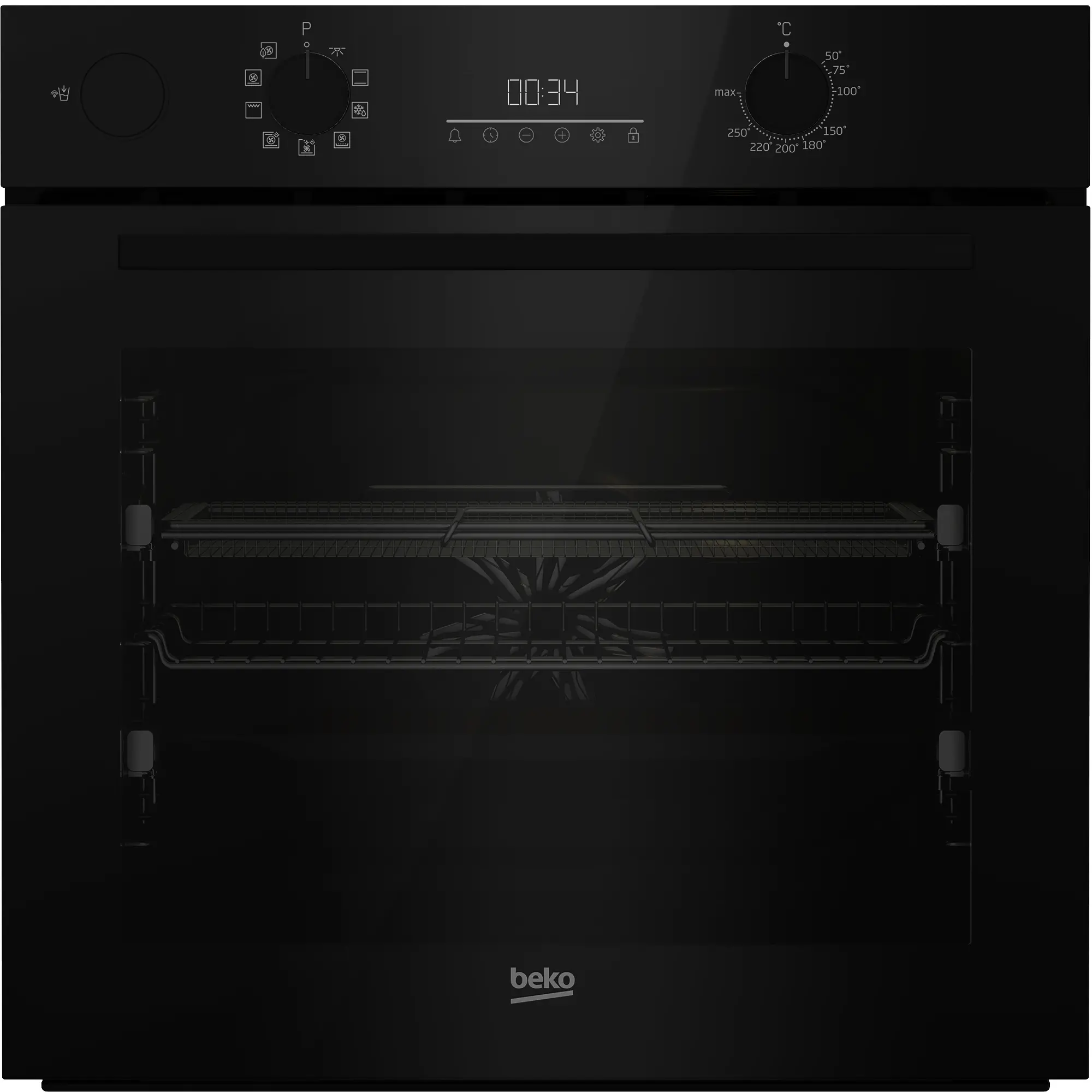 Beko BCBIS17300KSBCS b300 SteamAssisted Termoobieg Czarny