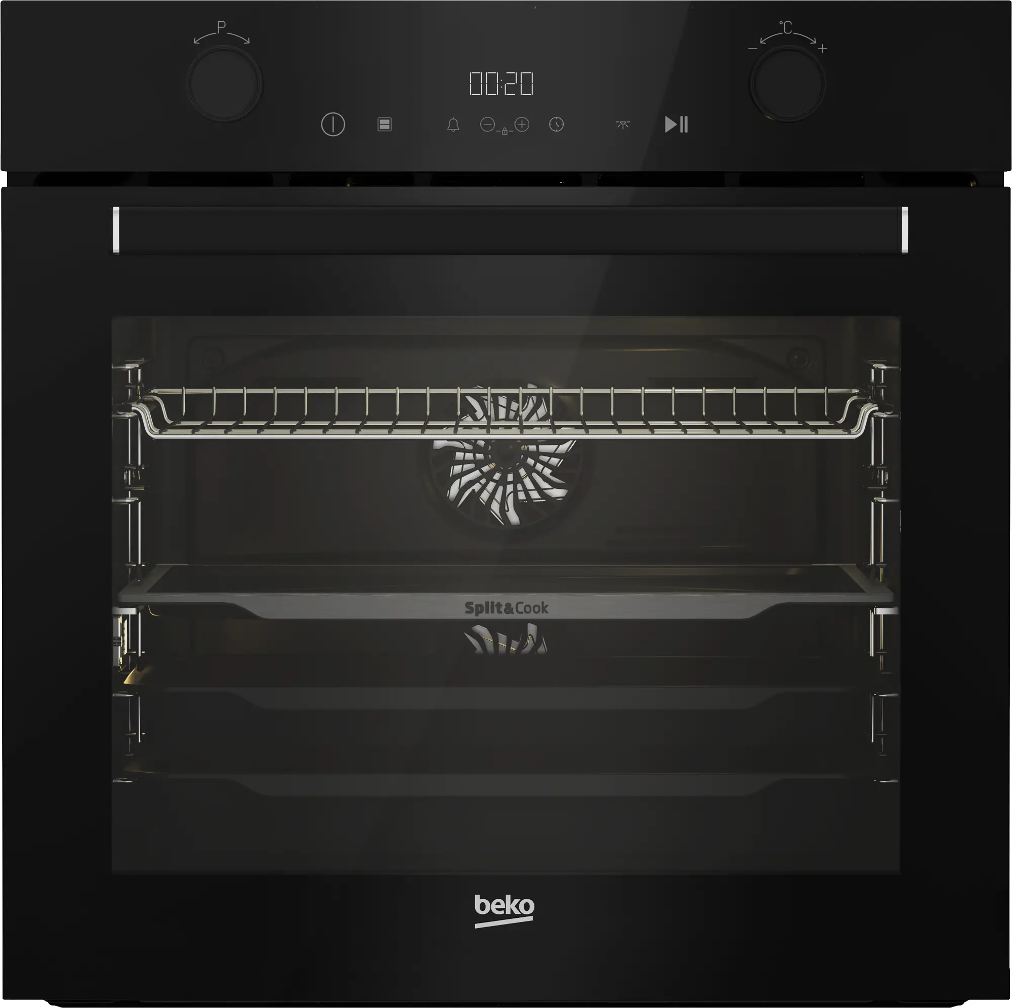 Piekarnik elektryczny Beko BBVM17400B bPro500 Split&Cook Termoobieg Czarny