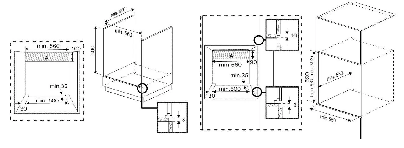 Piekarnik elektryczny Beko BBVM17400B bPro500 Split&Cook Termoobieg Czarny