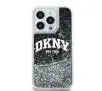 Etui DKNY Hardcase Liquid Glitter Big Logo do iPhone 15 Pro Czarny