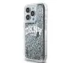 Etui DKNY Hardcase Liquid Glitter Big Logo do iPhone 15 Pro Czarny