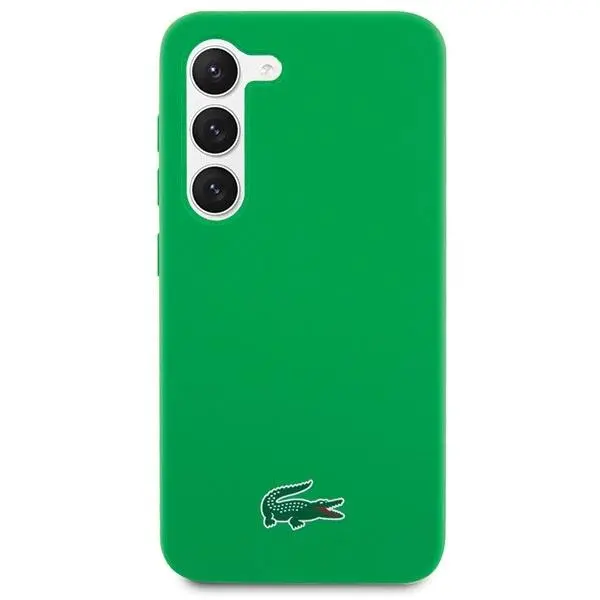 Etui Lacoste LCHCS23SSLON Hardcase Silicone do Samsung Galaxy S23 Zielony