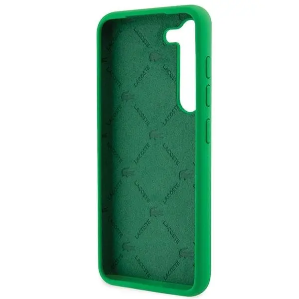 Etui Lacoste LCHCS23SSLON Hardcase Silicone do Samsung Galaxy S23 Zielony