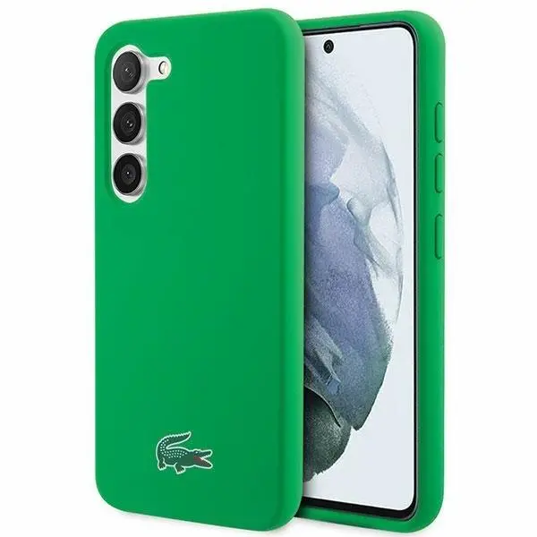 Etui Lacoste LCHCS23SSLON Hardcase Silicone do Samsung Galaxy S23 Zielony